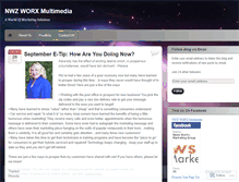 Tablet Screenshot of nwzworx.wordpress.com