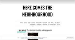 Desktop Screenshot of herecomestheneighbourhood.wordpress.com