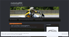 Desktop Screenshot of motodog650.wordpress.com