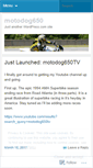 Mobile Screenshot of motodog650.wordpress.com