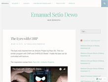 Tablet Screenshot of dewo.wordpress.com