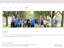 Tablet Screenshot of kristygarceauphotography.wordpress.com