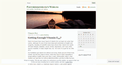 Desktop Screenshot of pastormikesblog.wordpress.com