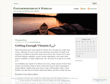 Tablet Screenshot of pastormikesblog.wordpress.com