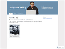 Tablet Screenshot of andypitz.wordpress.com