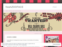 Tablet Screenshot of freshzooface.wordpress.com