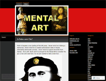 Tablet Screenshot of mentalart.wordpress.com