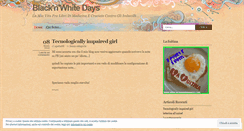 Desktop Screenshot of blacknwhitedays.wordpress.com