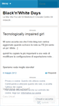 Mobile Screenshot of blacknwhitedays.wordpress.com
