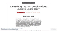 Desktop Screenshot of producticityblog.wordpress.com