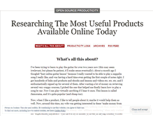 Tablet Screenshot of producticityblog.wordpress.com
