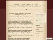 Tablet Screenshot of bonniestarr.wordpress.com