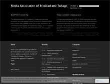 Tablet Screenshot of mediatrinbago.wordpress.com