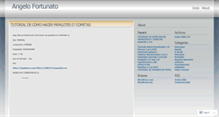 Desktop Screenshot of angelofortunato.wordpress.com