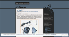Desktop Screenshot of experienciacronopia.wordpress.com