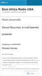 Mobile Screenshot of eastafricaradiousa.wordpress.com