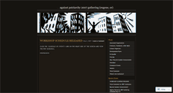 Desktop Screenshot of againstpatriarchy07.wordpress.com