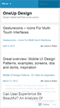 Mobile Screenshot of oneupdesign.wordpress.com