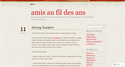 Desktop Screenshot of amisaufildesans.wordpress.com