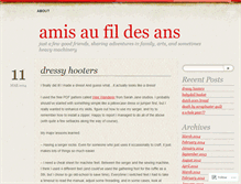 Tablet Screenshot of amisaufildesans.wordpress.com