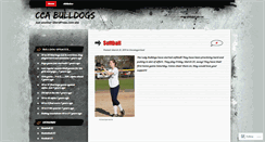 Desktop Screenshot of ccabulldogs.wordpress.com