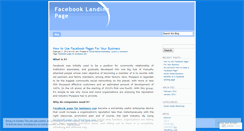 Desktop Screenshot of facebooklandingpage1.wordpress.com