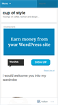 Mobile Screenshot of cupofstyle.wordpress.com