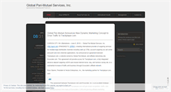 Desktop Screenshot of globalparimutuel.wordpress.com