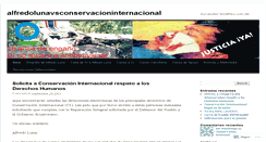 Desktop Screenshot of alfredolunavsconservacioninternacional.wordpress.com