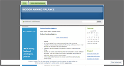 Desktop Screenshot of indoorawningvalancedvu.wordpress.com