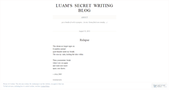 Desktop Screenshot of luamwrites.wordpress.com