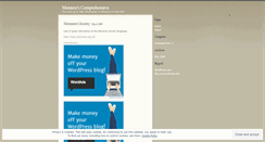 Desktop Screenshot of menieres.wordpress.com