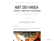 Tablet Screenshot of amitdevhanda.wordpress.com