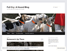 Tablet Screenshot of houndwelfare.wordpress.com