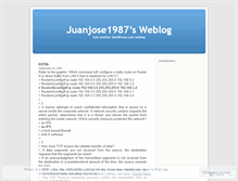 Tablet Screenshot of juanjose1987.wordpress.com
