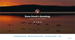 Desktop Screenshot of damegussie.wordpress.com