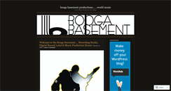 Desktop Screenshot of boogabasement.wordpress.com