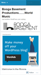 Mobile Screenshot of boogabasement.wordpress.com