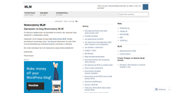 Desktop Screenshot of biznesmlm.wordpress.com