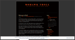 Desktop Screenshot of mohawktroll.wordpress.com