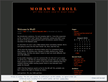 Tablet Screenshot of mohawktroll.wordpress.com