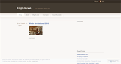 Desktop Screenshot of eligonews.wordpress.com