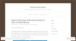 Desktop Screenshot of ducminhgd.wordpress.com