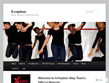 Tablet Screenshot of buxception.wordpress.com