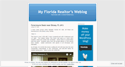 Desktop Screenshot of myflrealtor.wordpress.com