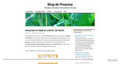 Desktop Screenshot of proacina.wordpress.com