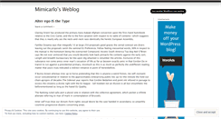 Desktop Screenshot of mimicarlo.wordpress.com