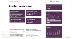 Desktop Screenshot of globalnewswire.wordpress.com