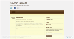 Desktop Screenshot of eatatcochin.wordpress.com