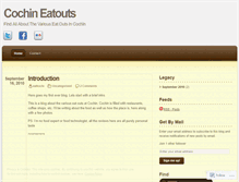 Tablet Screenshot of eatatcochin.wordpress.com